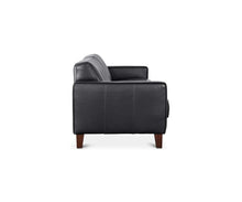 Load image into Gallery viewer, Gregata Leather Sofa - Black
